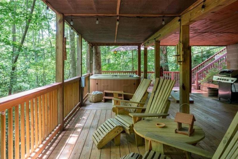 Villa Mountain Spirit Cabin - Fireplace And Hot Tub Blue Ridge Zimmer foto