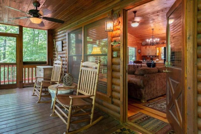 Villa Mountain Spirit Cabin - Fireplace And Hot Tub Blue Ridge Exterior foto