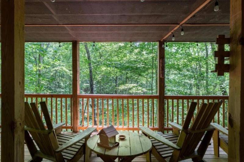 Villa Mountain Spirit Cabin - Fireplace And Hot Tub Blue Ridge Exterior foto