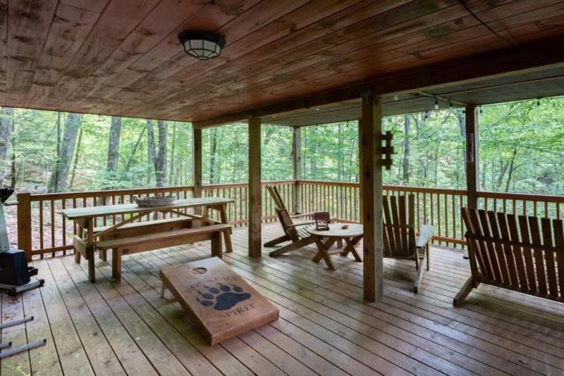 Villa Mountain Spirit Cabin - Fireplace And Hot Tub Blue Ridge Exterior foto