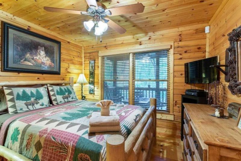 Villa Mountain Spirit Cabin - Fireplace And Hot Tub Blue Ridge Exterior foto