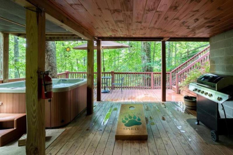 Villa Mountain Spirit Cabin - Fireplace And Hot Tub Blue Ridge Exterior foto