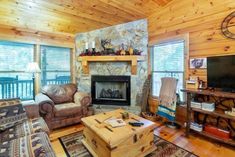 Villa Mountain Spirit Cabin - Fireplace And Hot Tub Blue Ridge Exterior foto