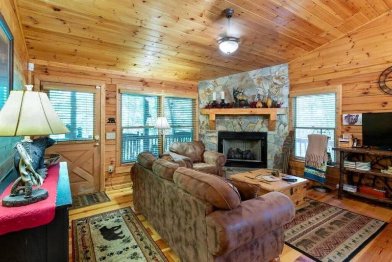 Villa Mountain Spirit Cabin - Fireplace And Hot Tub Blue Ridge Exterior foto